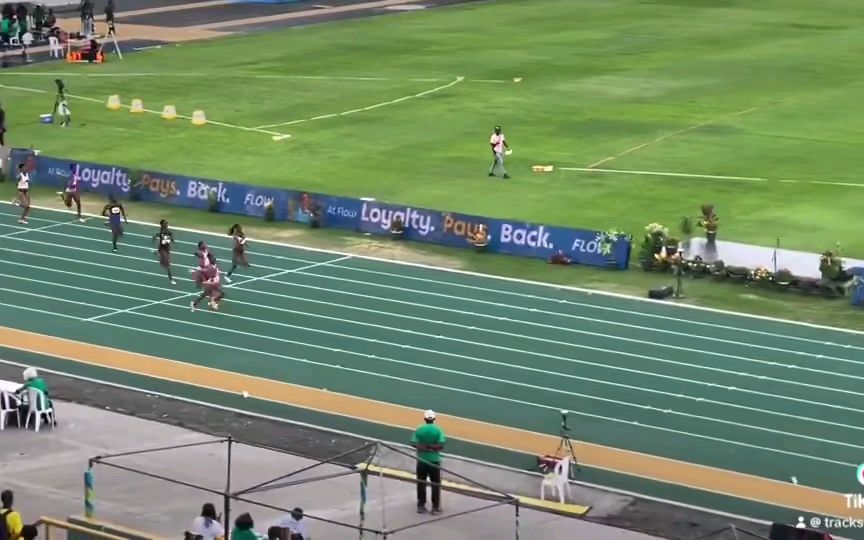 新利体育-田径女子米决赛，牙买加选手夺魁(牙买加破男子4×100米世界纪录在哪届田径世锦赛上)